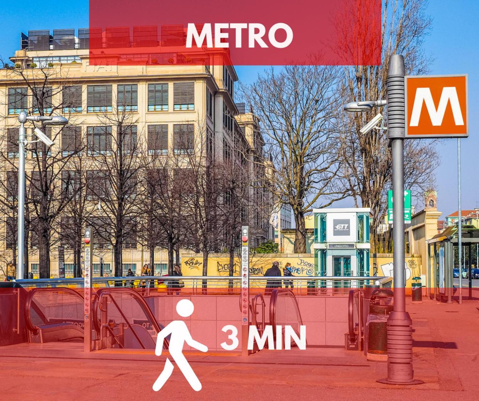 Casa Lingotto Fiere Metro Apartman Torino Kültér fotó